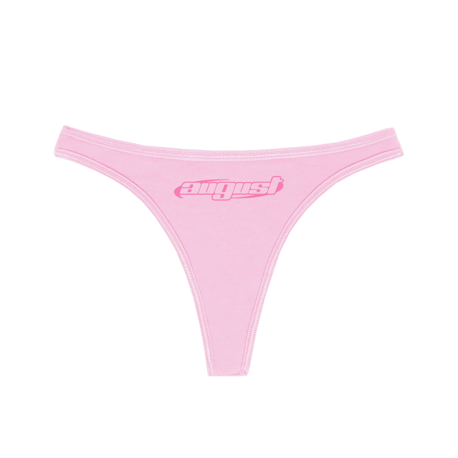 August Logo Thong