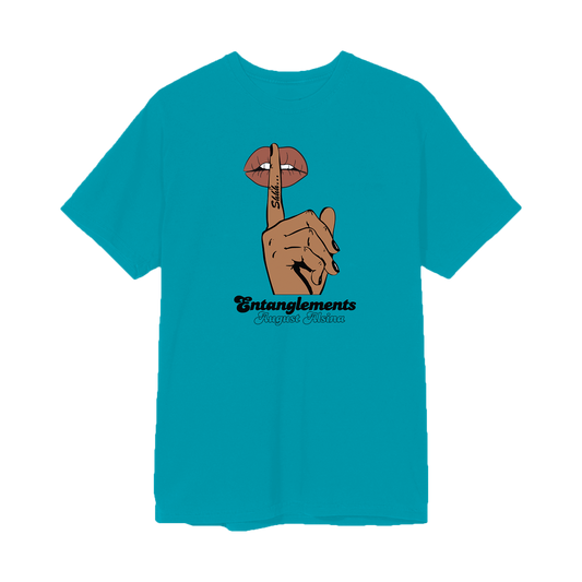 Entanglements Whisper Teal T-Shirt